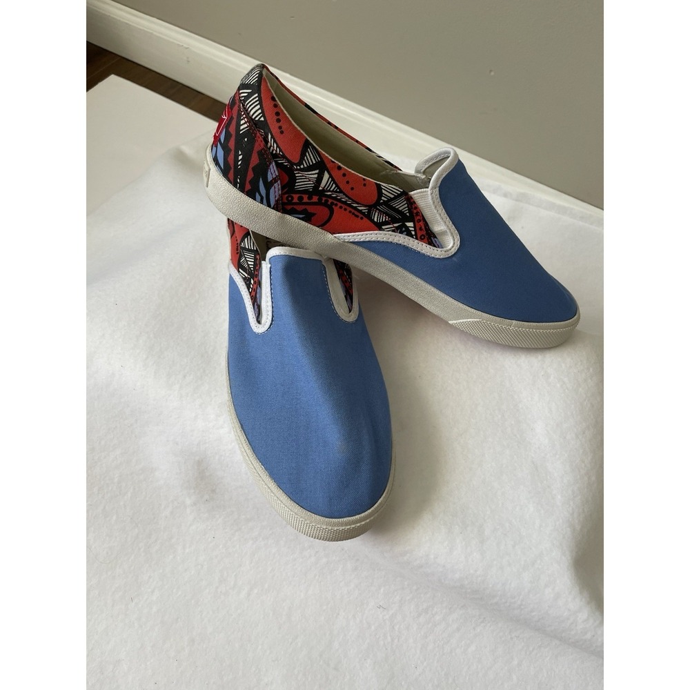 Bucketfeet Men's Shoes Blue & Red Size 10.5 USA Euro 44 Worn Once No Box